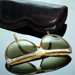 Vintage Pearlized Laura Biagotti Sunglasses